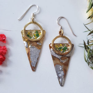 Wholesale - BLOOMING Earrings (small triangle dangles)